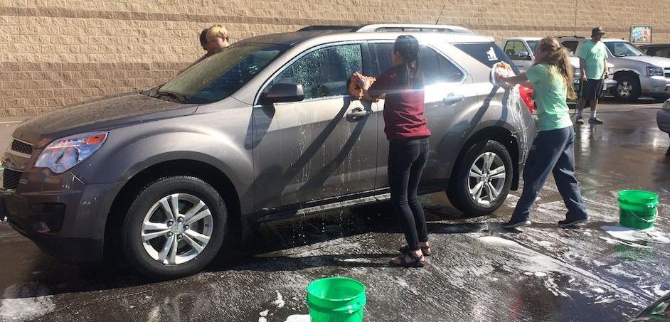 Suds and elbow grease.